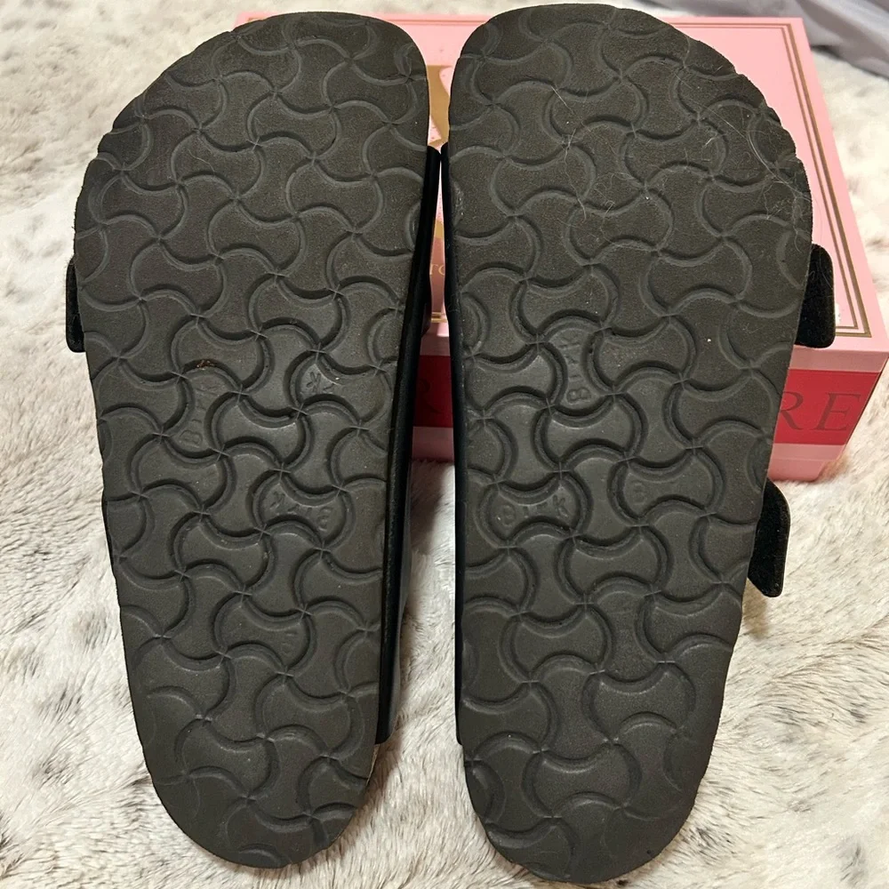 Birkenstock Black Arizona Two-Strap Sandals